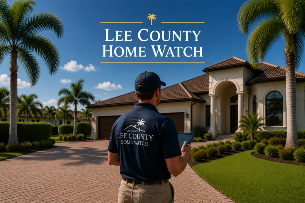 Luxury seasonal home protected by Lee County Home Watch, providing professional home watch services for homeowners in Cape Coral, Fort Myers, and Southwest Florida.